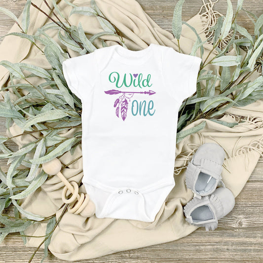 Wild one Onesie® Wild child Onesie®, wild child newborn body suit. newborn baby gift.