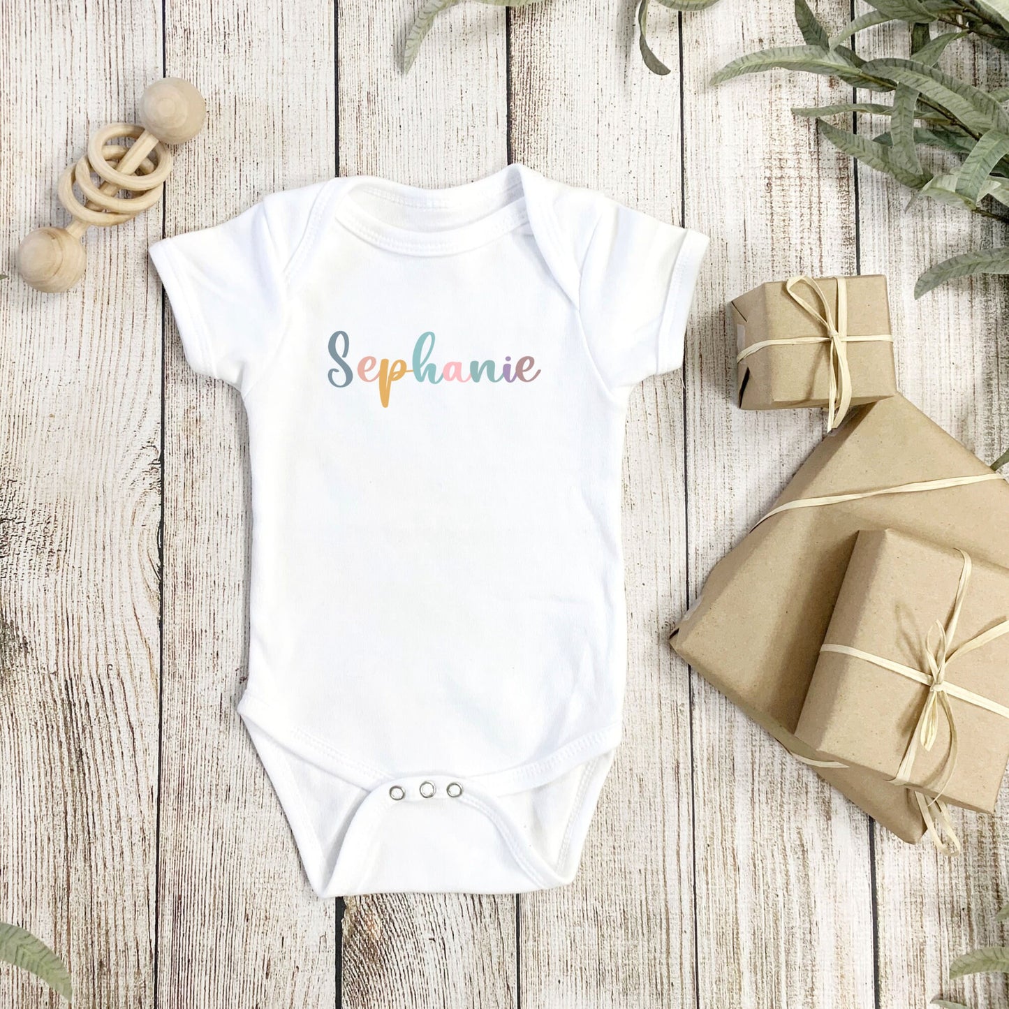 Personalized name Onesie® baby name Onesie®, Custom baby name newborn body suit. newborn baby gift.