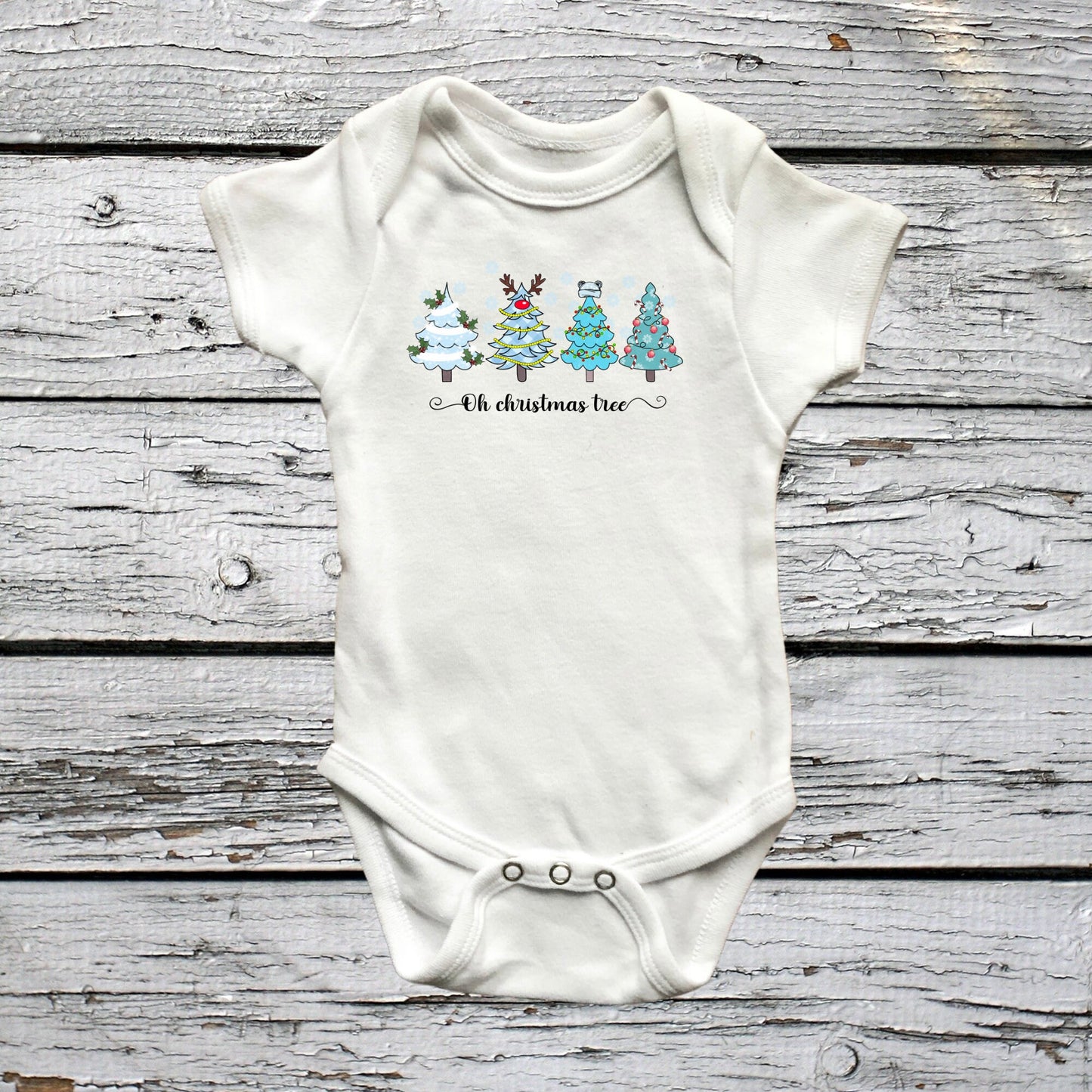 Oh Christmas tree Onesie® Christmas baby Onesie®, Christmas tree body suit. newborn baby gift.