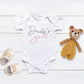 Daddy's girl Baby Onesie®, Daughter baby Onesie®,  baby announcement body suit. cute baby gift.
