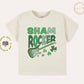 Sham rocker Shirt, St. Patrick's day kids shirt, shamrock shirt for kids, Natural toddler Tee