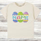 Personalized Easter egg toddler Shirt, Easter kids shirt, Cute toddler Tee, kids natural shirt