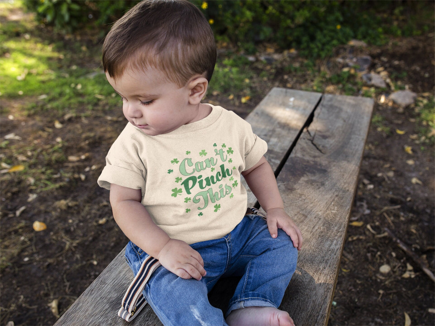 Can't pinch this Shirt, St. Patrick's day kids shirt, Natural toddler Tee