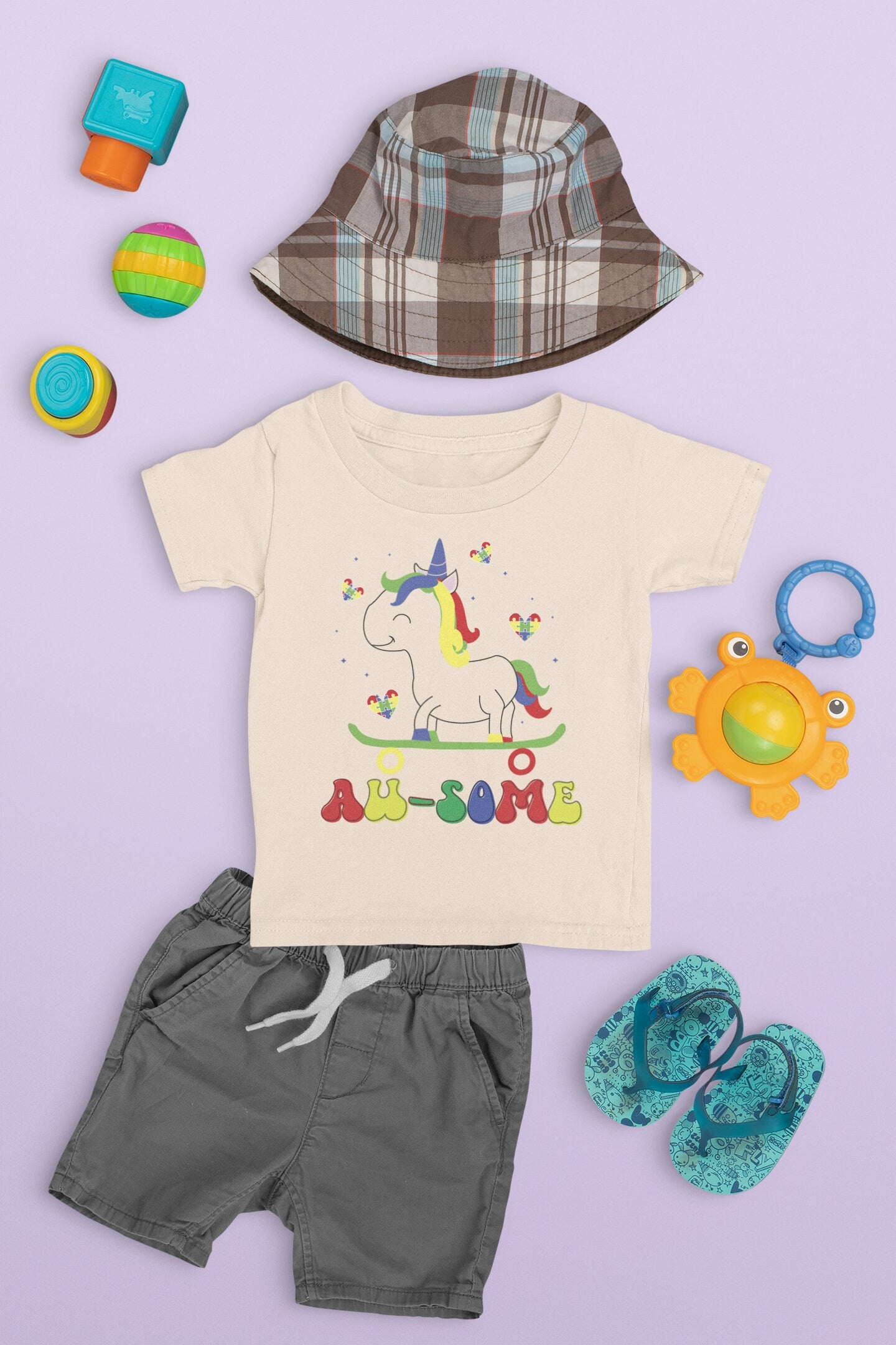 Au-some Toddler TShirt, Autism awareness kids shirt, Autism toddler Tee.