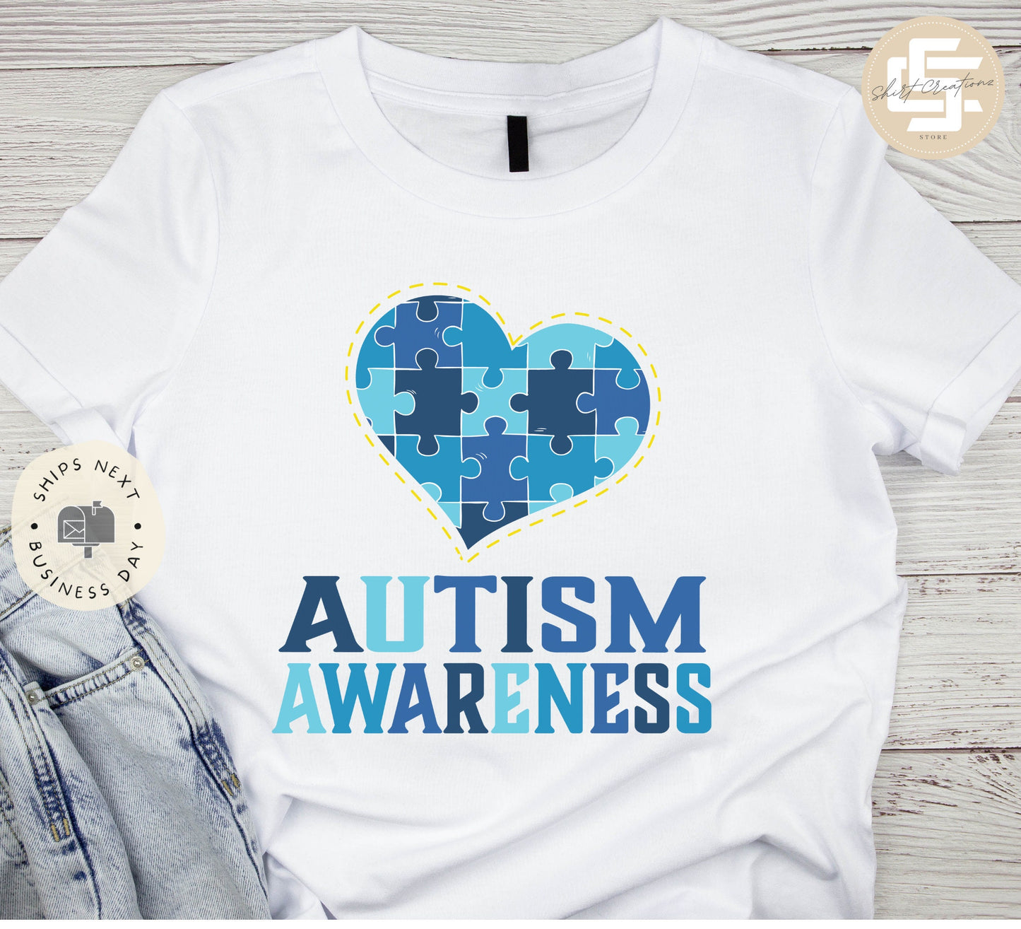 Autism Awareness Shirt, I wear blue for Shirt, Support squad Tee, Autism t-shirt