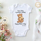 You're doing a great job mommy baby Onesie® Mother's day baby Onesie®, cute personalized date newborn body suit. newborn baby gift.