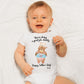 You're doing a great job daddy baby Onesie® Father's day baby Onesie®, cute personalized name newborn body suit. newborn baby gift.
