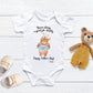You're doing a great job daddy baby Onesie® Father's day baby Onesie®, cute personalized name newborn body suit. newborn baby gift.