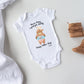 You're doing a great job daddy baby Onesie® Father's day baby Onesie®, cute personalized name newborn body suit. newborn baby gift.