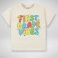 First grade vibes kids TShirt, Back to school kids shirt, First day of school youth Tee.