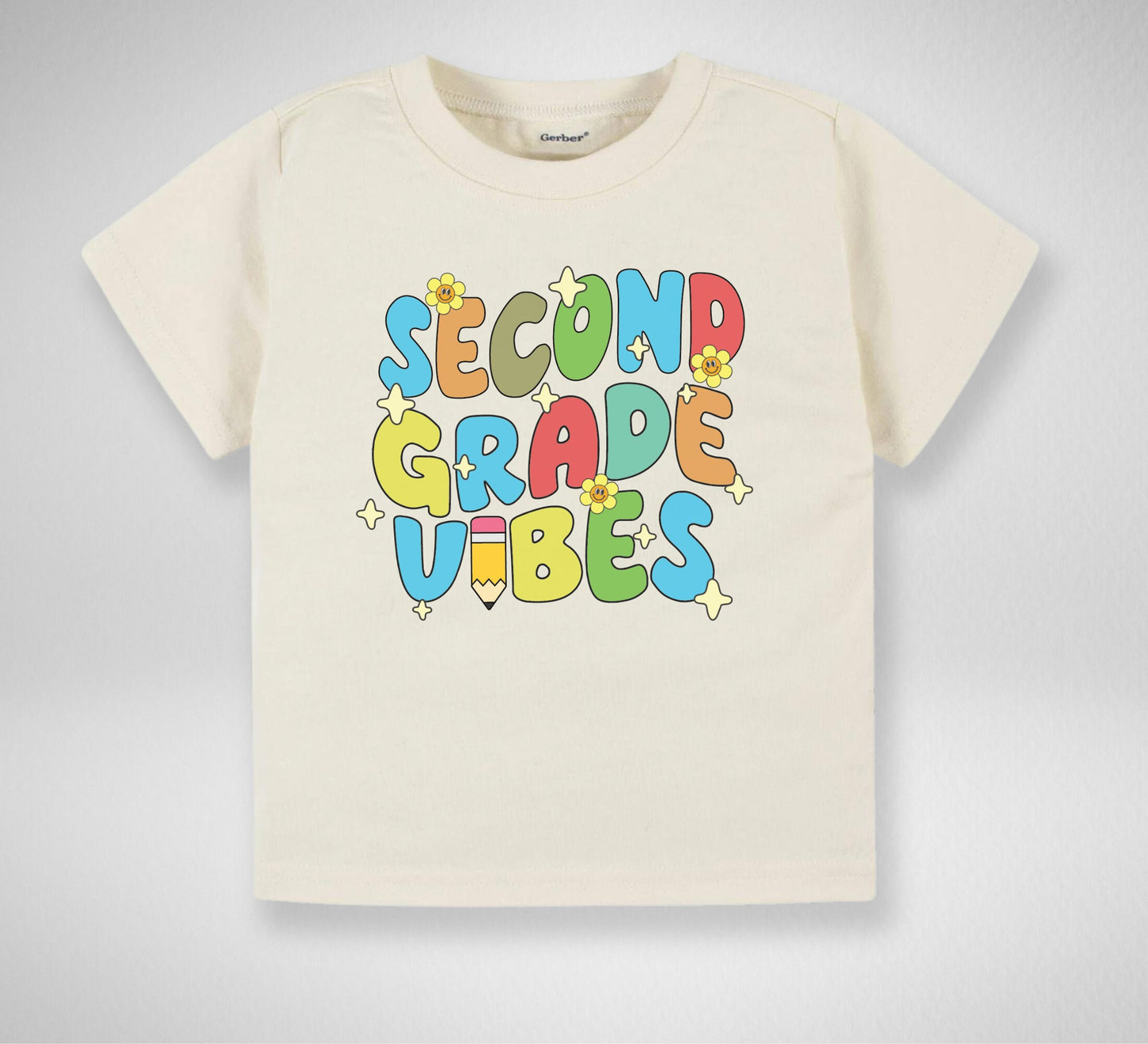 Second grade vibes kids TShirt, Back to school kids shirt, First day of school youth Tee.