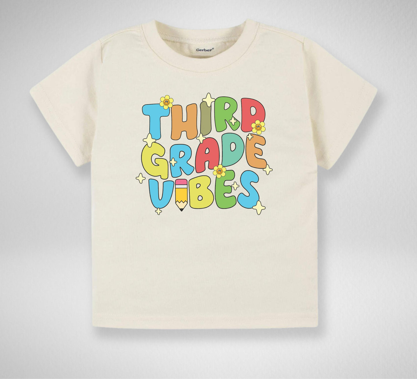 Third grade vibes kids TShirt, Back to school kids shirt, First day of school youth Tee.