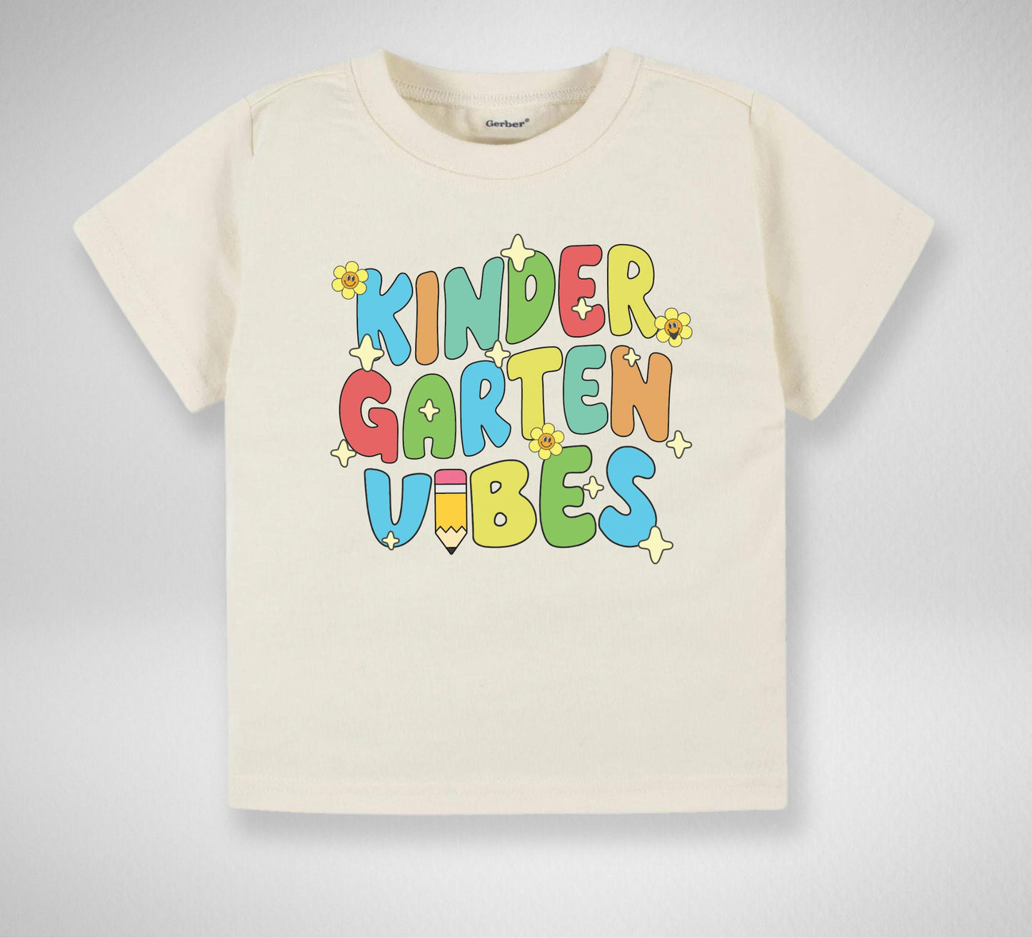 Kindergarten vibes kids TShirt, Back to school kids shirt, First day of school youth Tee.