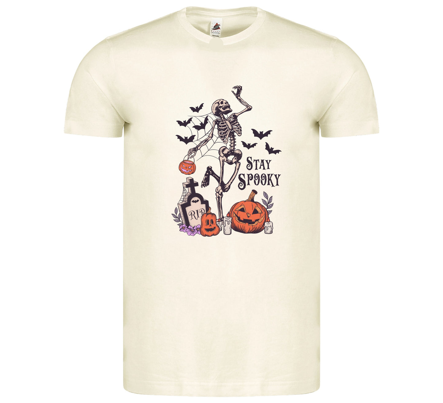 Stay spooky T-Shirt, Halloween Shirt, Skeleton Tee, Fall vibes t-shirt