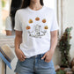 Halloween yoga skeleton T-Shirt, Halloween pumpkin Shirt, Skeleton Tee, Fall vibes t-shirt