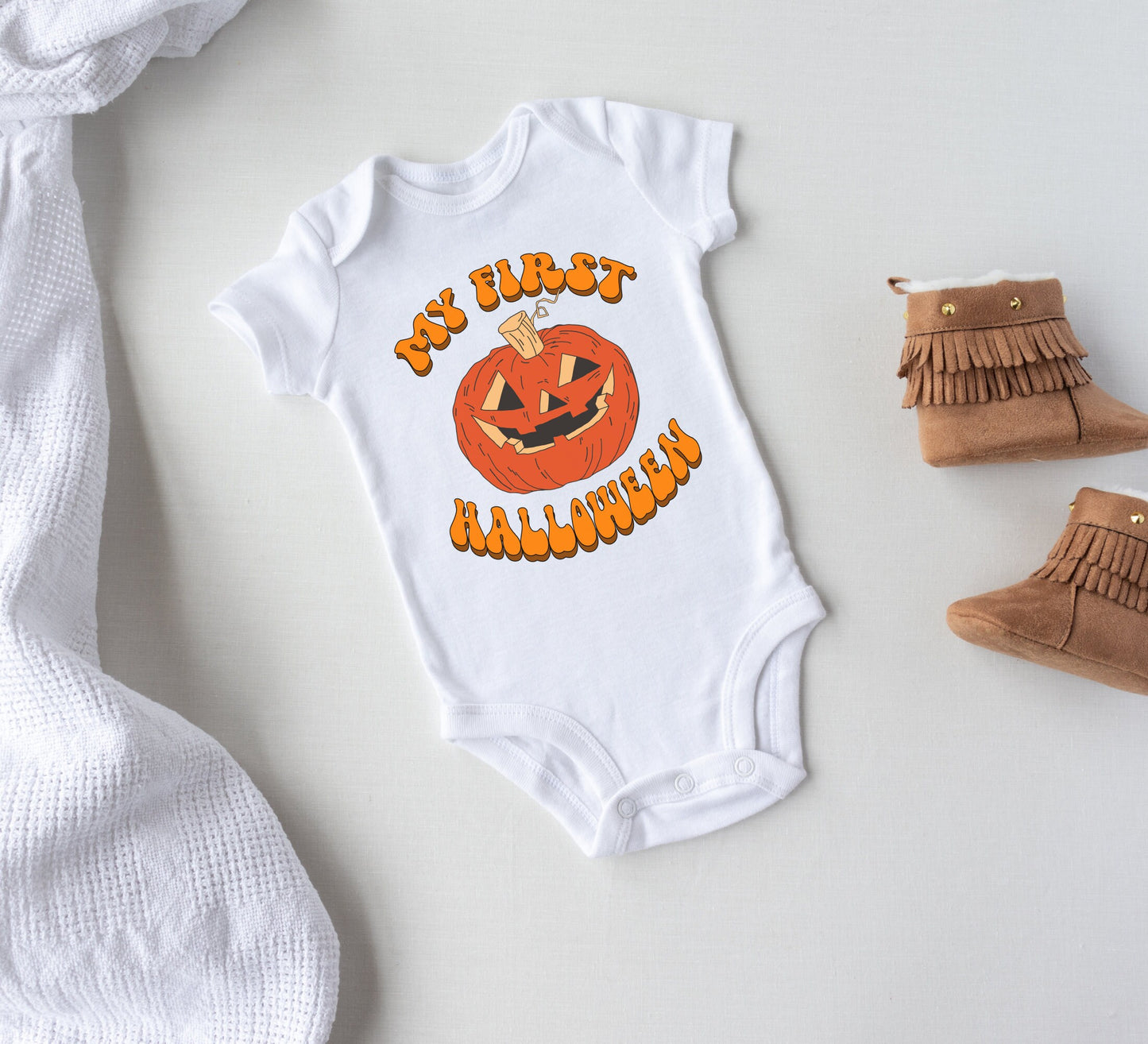 My first Halloween Onesie®, Halloween baby Onesie®, Halloween baby body suit. cute baby gift.