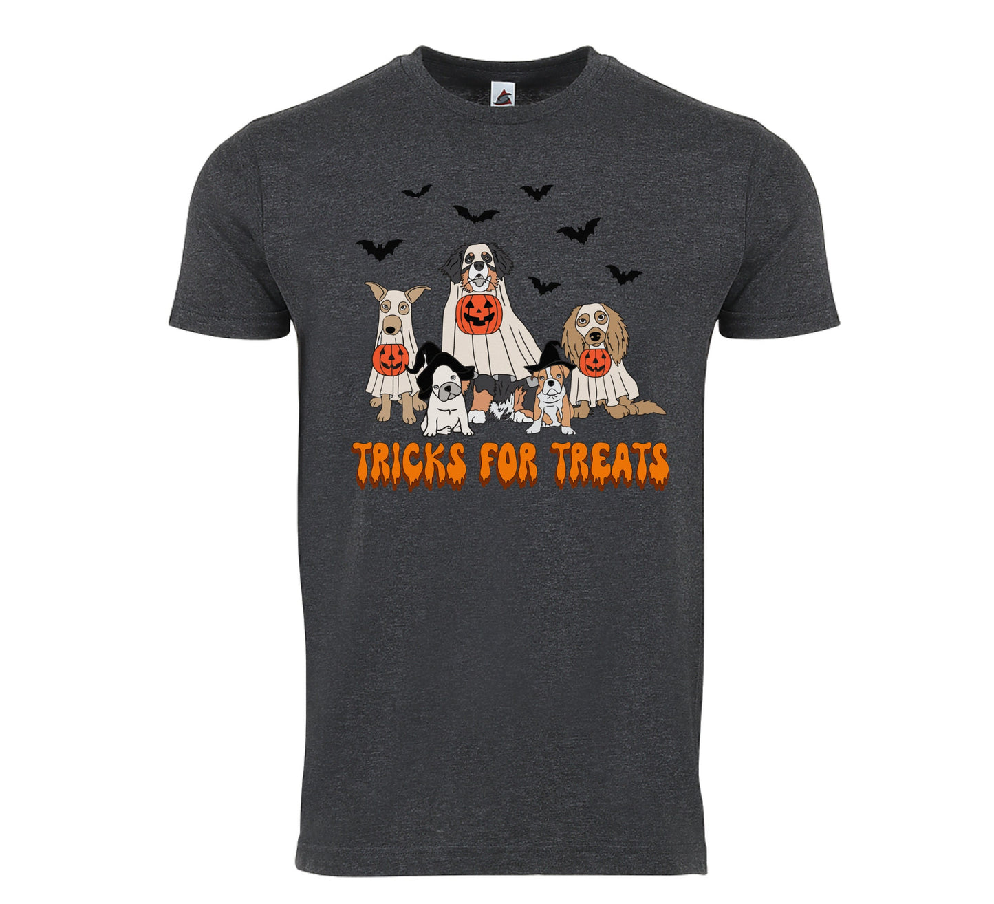 Tricks for Treats Halloween Shirt, Halloween dogs T-shirt, Ghost dog Tee. Dog lover gift. spooky season dog shirt.