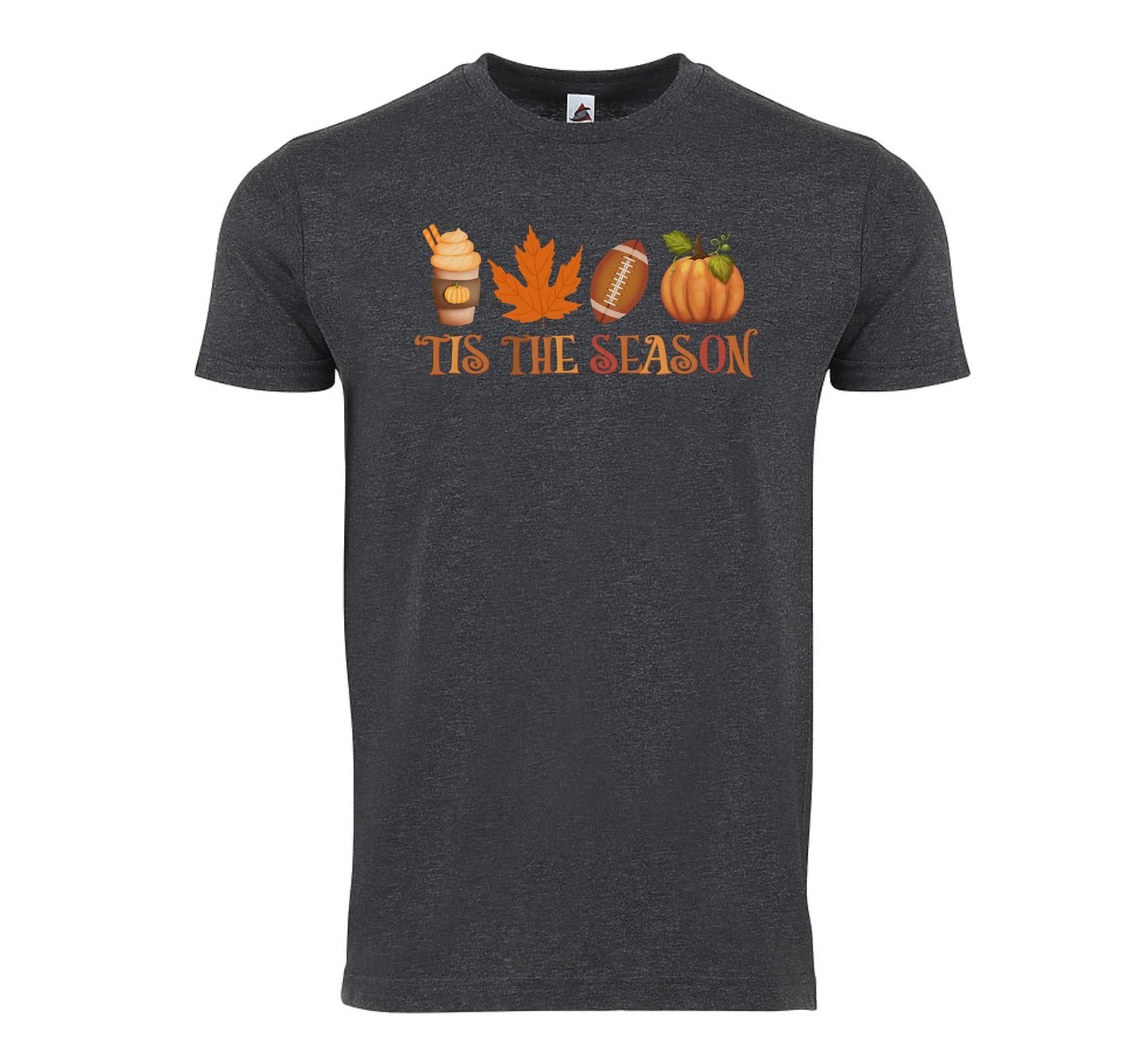 Tis the Season Shirt, Thanksgiving T-shirt, Fall season Tee. Game day fall shirt, Pumpkin football shirt