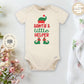 Santa's little helper Baby Onesie®, Christmas baby Onesie®,  baby announcement body suit. Christmas baby gift.