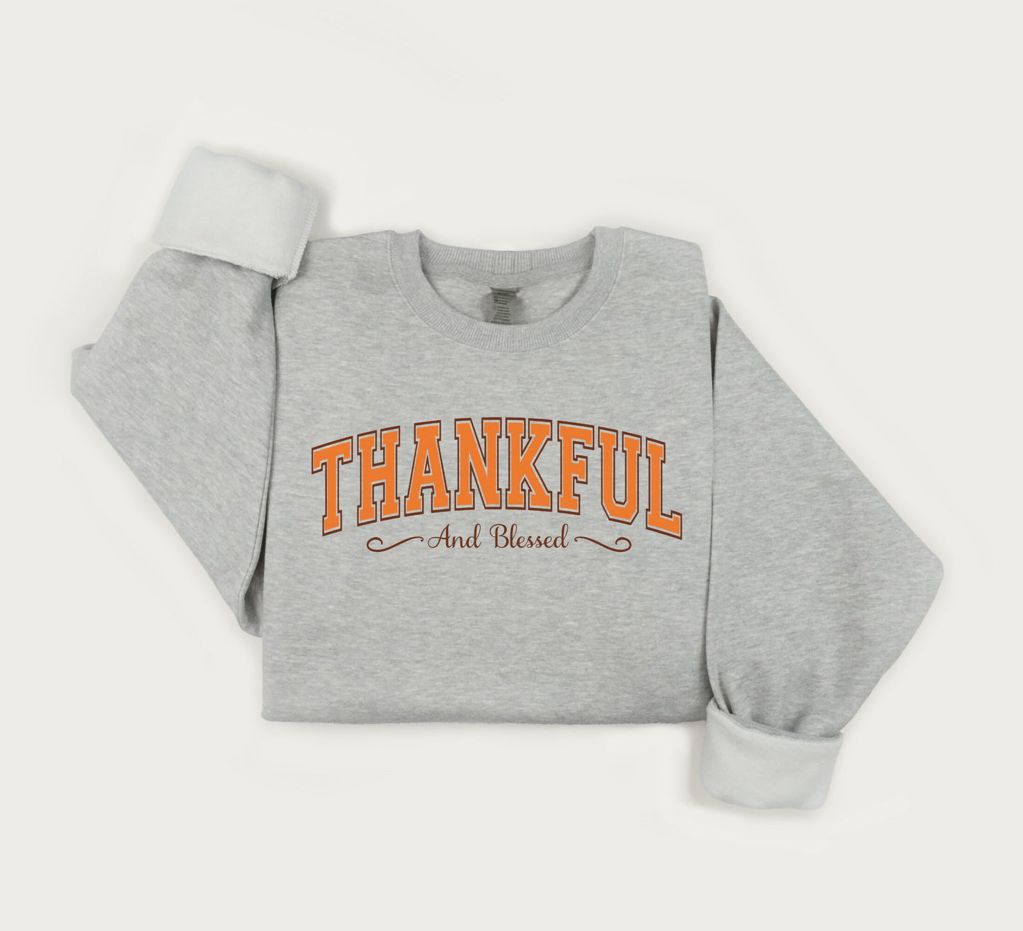 Thankful and blessed sweatshirt, Cute fall sweater, Thanksgiving crewneck sweatshirt, Xmas gift sweater.