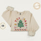 Tis the season xmas sweatshirt, Cute Christmas sweater, Christmas tree crewneck sweatshirt, Xmas gift sweater.