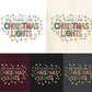 My favorite color is Christmas lights Christmas T-Shirt, Christmas lights shirt, Xmas shirt, xmas gift T-shirt.