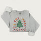 Tis the season xmas sweatshirt, Cute Christmas sweater, Christmas tree crewneck sweatshirt, Xmas gift sweater.