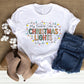 My favorite color is Christmas lights Christmas T-Shirt, Christmas lights shirt, Xmas shirt, xmas gift T-shirt.